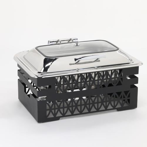 سخان بوفيه مستطيل 9 لتر مع قاعدة لون أسود