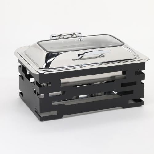 سخان بوفيه مستطيل 9 لتر مع قاعدة لون أسود