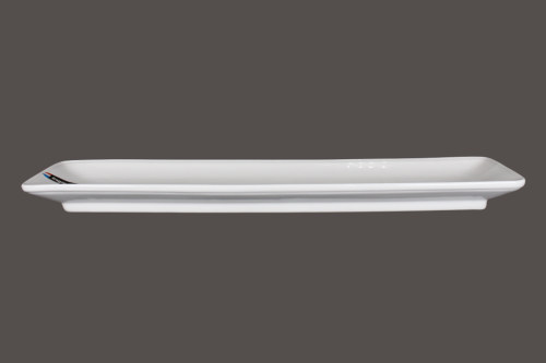 صحن بورسلان مستطيل كريمي