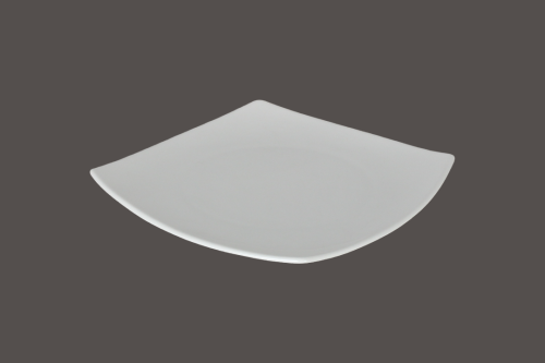 صحن بورسلان مربع كريمي