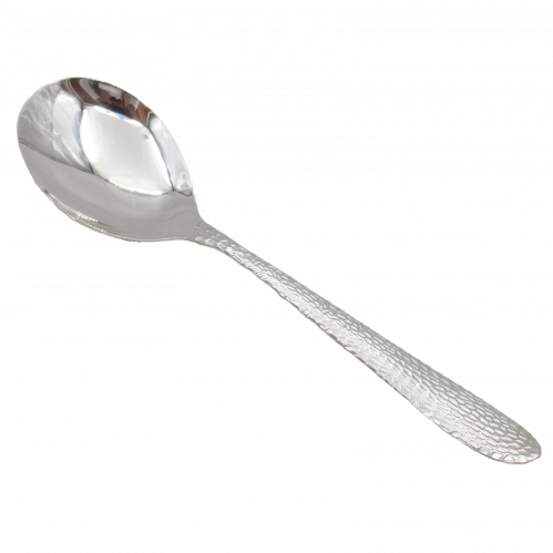 ملعقه خدمه فضي منقوش (18/10)