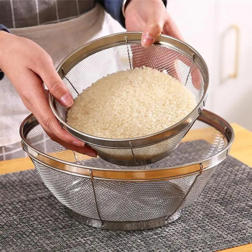 مصفى شبك استيل دائري