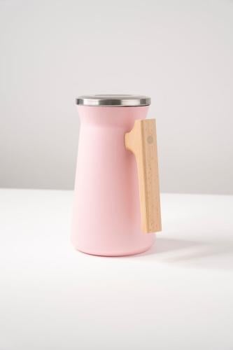 ترمس استيل وردي 1 لتر