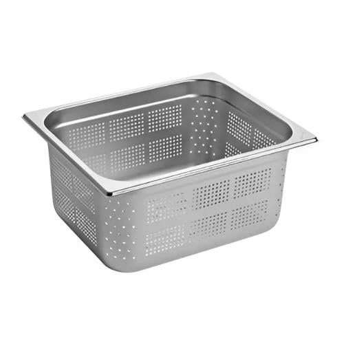 حوض سخان استيل 1/2 مخرم عمق 15 سم  ( ثقيل )