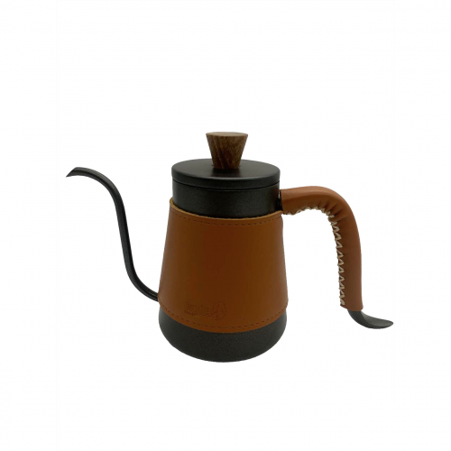 إبريق ترشيح اسود تلبيسة جلد 400 مل
