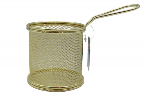 شبك بطاطس دائري ذهبي