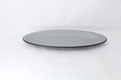 بلم ميلامين بيضاوي اسود ورصاصي