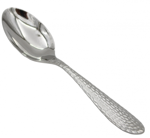 طقم ملعقه اكل وسط منقوش