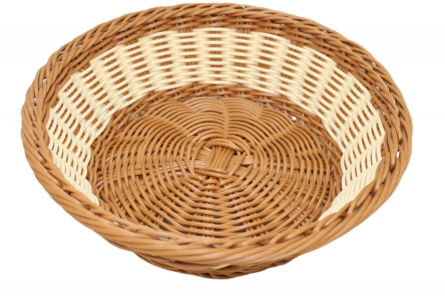 سله خبز بيج على ابيض مقاس 24