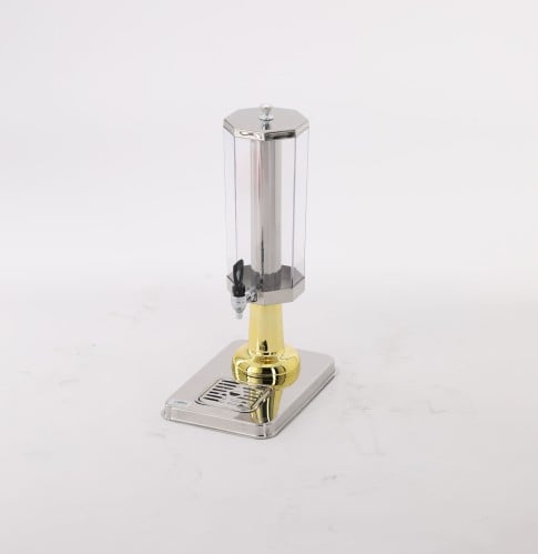 جك عصير مضلع ذهبي 4 لتر