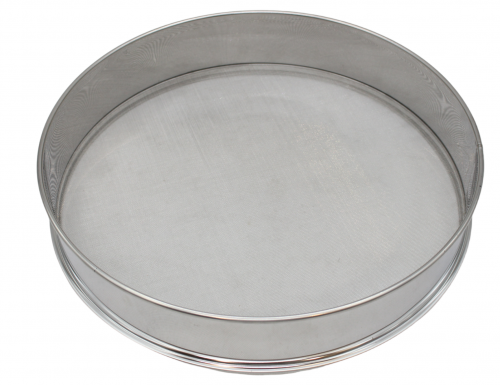 غربال استيل ثقيل لماع مقاس 40 سم