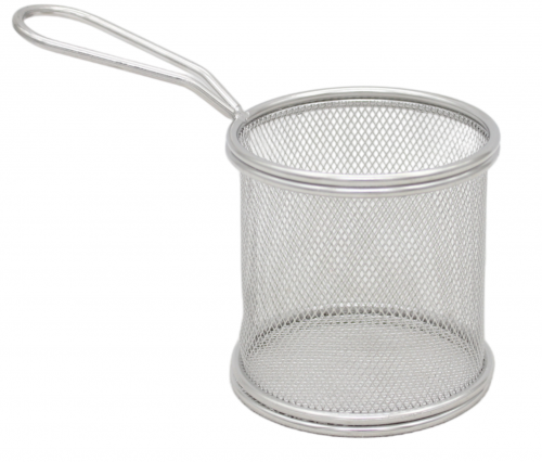 شبك تقديم بطاطس استيل دائري 9 سم