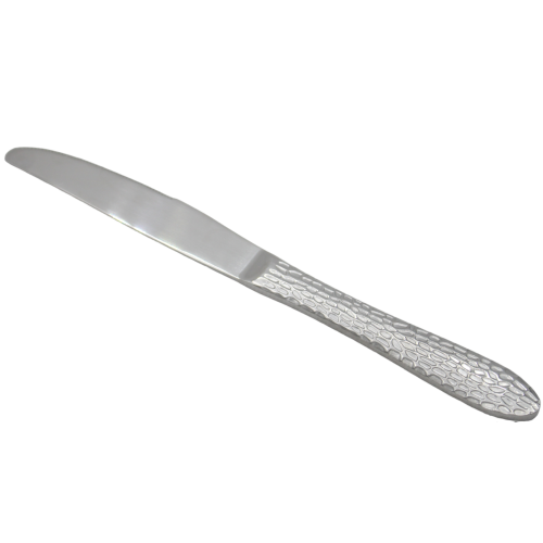 طقم سكين وسط منقوش (18/10)