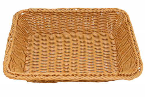 سله خبز مستطيل بني 35.5*25.5