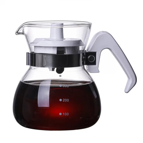 سيرفر زجاج يد ابيض 400 مل