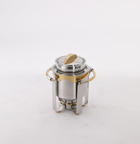 سخان شوربه بوفيه 4 لتر ذهبي وفضي