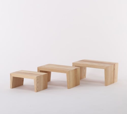 طقم قاعدة خشبي