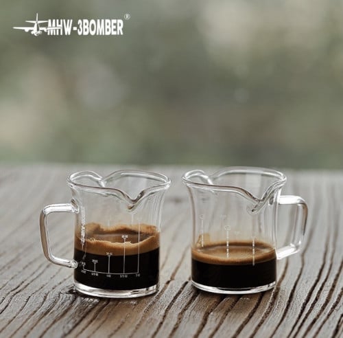 كوب معيار زجاج 2 اونص