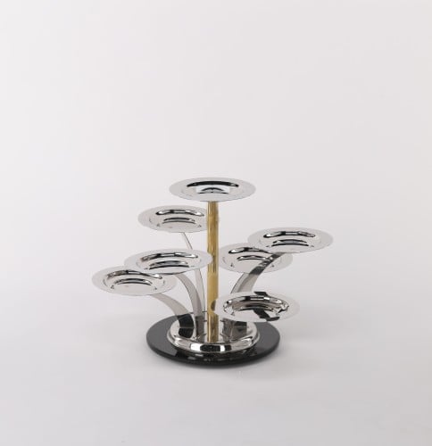 ستاند صحن دائري سادة قاعدة رخام