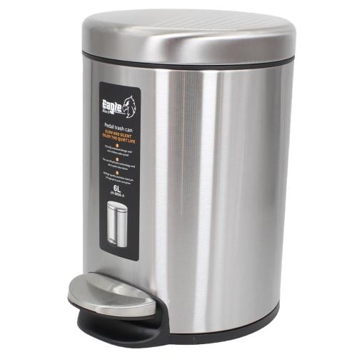 سلة مهملات دعسة سعة 6 لتر