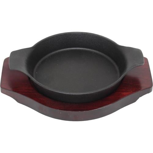 طاجن دائري بيدين مع خشب 15 سم