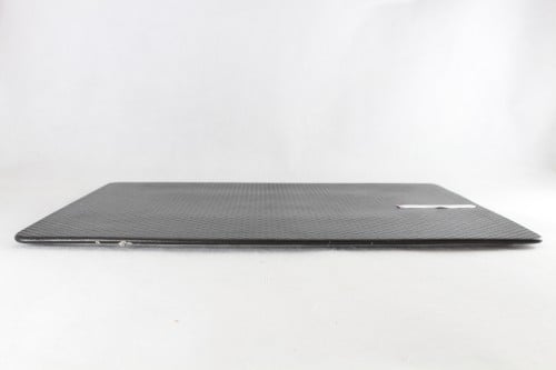 صحن بورسلان مستطيل اسود خشن