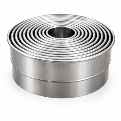 طقم قوالب كيك دائري سادة 12 قطعة