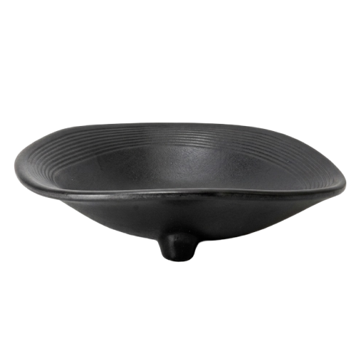 صحن ميلامين اسود