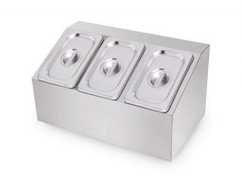 ستاند احواض استيل 3 خانات