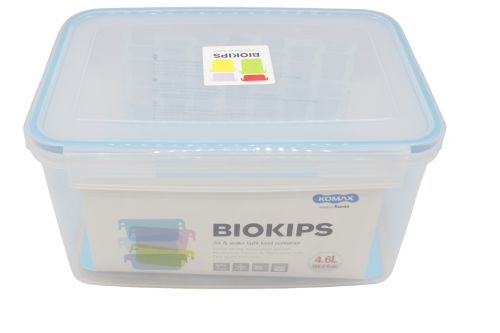 علب بلاستيك كوري مستطيل 4.6 لتر