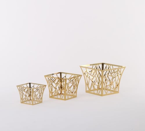 طقم ستاند بوفيه ذهبي