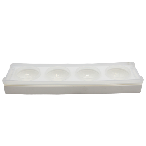 قالب سيليكون ابيض طبقتين