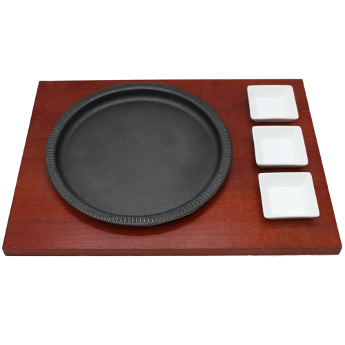 طاجن دائري مع صوص سيراميك