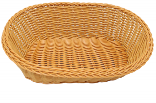 سله خبز بيضاوي بني 28*19