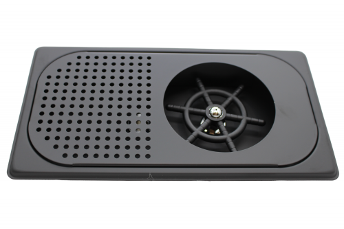 مغسلة ادوات القهوة اسود مقاس 17.5 * 32