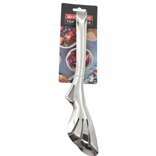 ملقاط حلا استيل مخرم وجهين