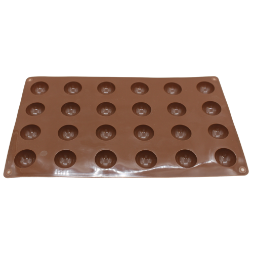 قالب سيليكون بني دائري