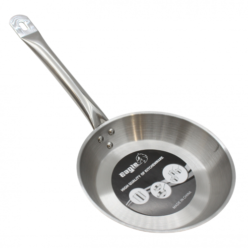 طاوة استيل مقاس 22