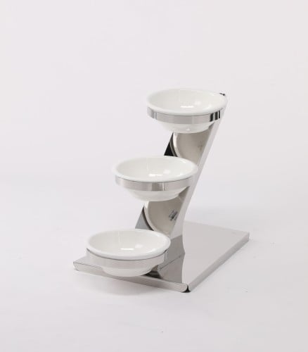 ستاند بوفيه فضي مدرج مع برسلان