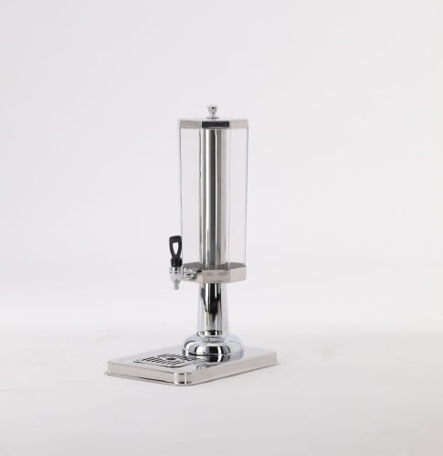 جك عصير مضلع فضي 4 لتر