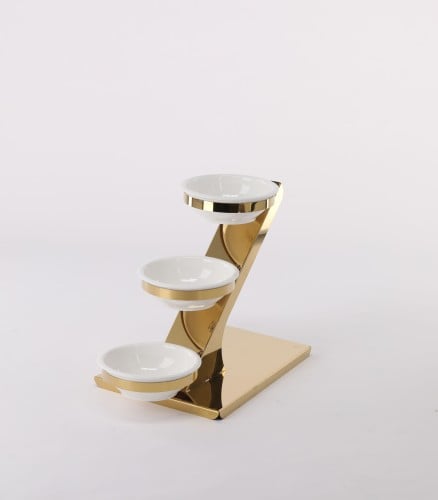 ستاند بوفيه ذهبي مدرج مع برسلان