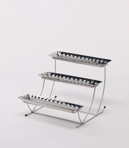 ستاند بوفيه فضي مدرج