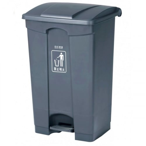 سطل نفايات بلاستيك دعس 87 لتر