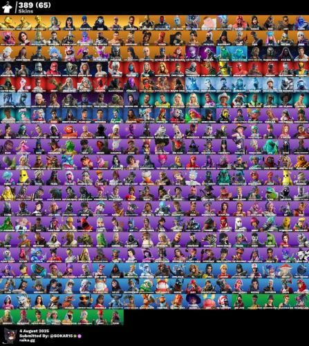 حساب فورتنايت 400 سكن اكس كريتوس