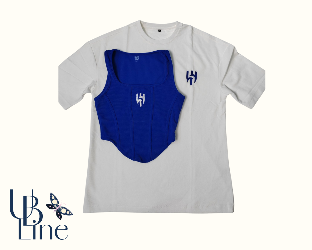 طقم كبلز ( تيشيرت و توب)