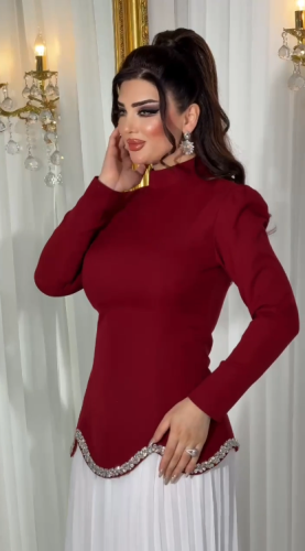 فستان ناعم دبل كلوش