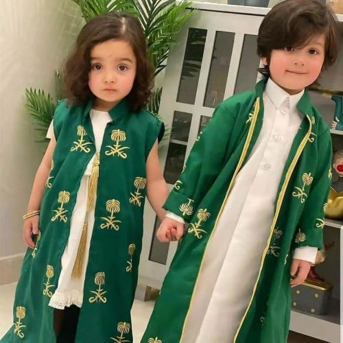 فستان اليوم الوطني سيفين و نخله