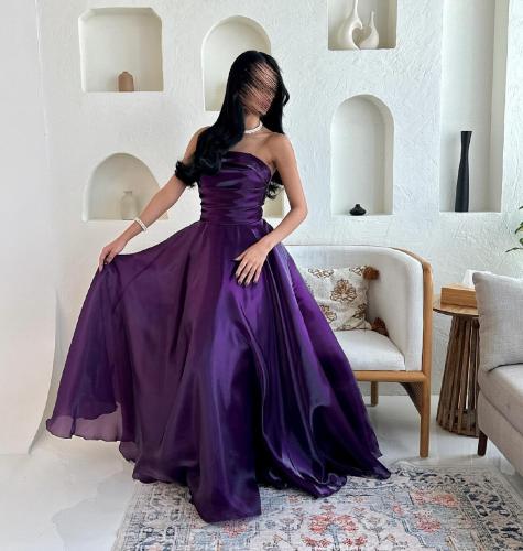 فستان اورجنزا لمعه