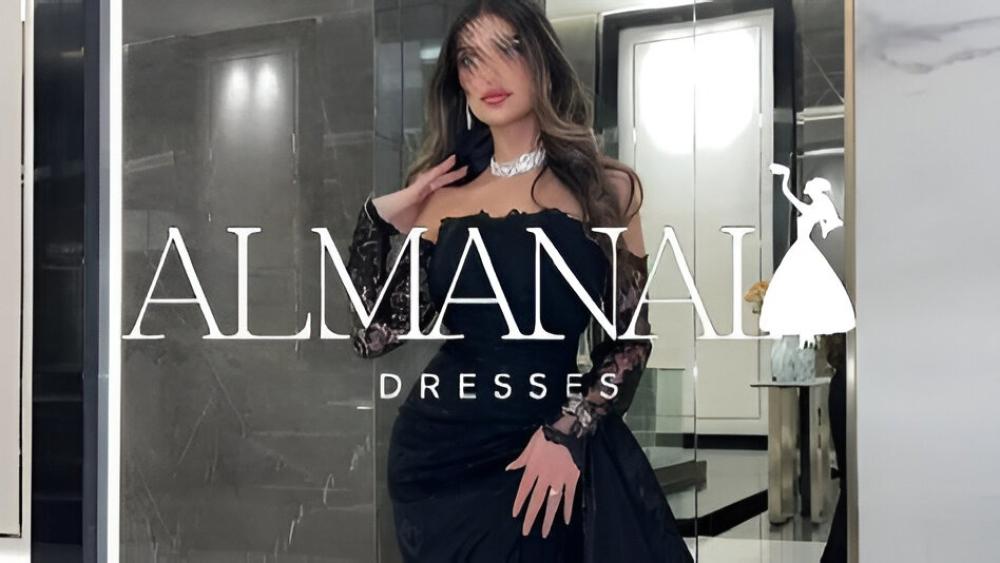 فستان دانتيل اسود