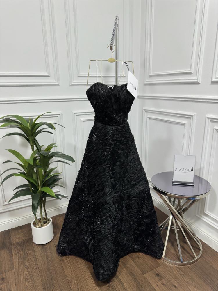 فستان سهره اسود كت